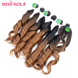 Miss Rola Ombre Wavy Hair Bundles Synthetic Hair Extensions