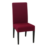 1/2/4/6PCS Solid Color Chair Cover Spandex - shopwishi 