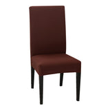 1/2/4/6PCS Solid Color Chair Cover Spandex - shopwishi 