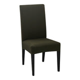 1/2/4/6PCS Solid Color Chair Cover Spandex - shopwishi 