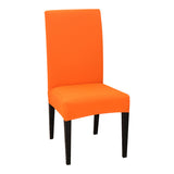 1/2/4/6PCS Solid Color Chair Cover Spandex - shopwishi 