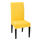 1/2/4/6PCS Solid Color Chair Cover Spandex - shopwishi 