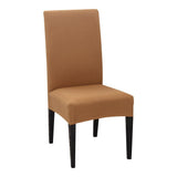 1/2/4/6PCS Solid Color Chair Cover Spandex - shopwishi 