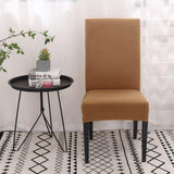 1/2/4/6PCS Solid Color Chair Cover Spandex - shopwishi 