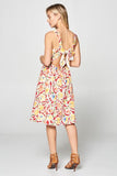 SLEEVELESS PRINT DRESS