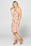 SLEEVELESS PRINT DRESS