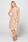 SLEEVELESS PRINT DRESS
