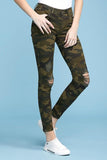 Judy Blue Camo Print Skinny Jeans - Plus