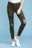Judy Blue Camo Print Skinny Jeans - Plus