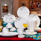 [Golden Family] Jingdezhen 56 Bone China Tableware Set