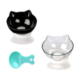 Factory Price Non-Slip Pet Food Bowl for Dog Cat Protection Cervical Transparent Ears Dish Rack