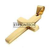 100pcs Stainless Steel Religious Cross Keychain Pendant