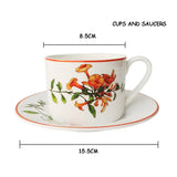 The American Dinnerware Set Azalea Bone China Steak Plate Soup Plate
