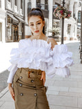 After Hours Ruffle Shirt