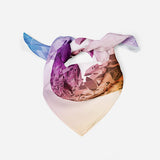 Geometric Silk Scarf Valentines Day Gift Bandana
