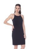 Solid Sleeveless Bodycon Dress