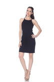 Solid Sleeveless Bodycon Dress