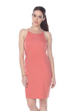 Solid Sleeveless Bodycon Dress