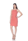 Solid Sleeveless Bodycon Dress