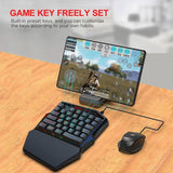Gaming Keyboard Throne One Mouse Set (Black)