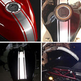 1pcs 500*45mm Motorcycle Reflective Sticker Fuel Oil Tank Pad   Waterproof for Racing Motorcycle Accessories Funny Decoration