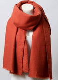 Soft Rust Blanket Scarf