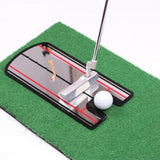 Golf Putting Alignment Mirror Acrylic Putting Practice Mirror Portable Golf Swing Training Aid Trainer for Golf Accessories