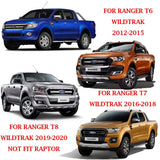 Running LED Mirror Covers for Ford Ranger 2012-2019 2020 T6 T7 T8 Wildtrak Double Cabin With Lights