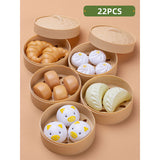 44 Pieces Children Mini Kitchen Toy Cookware Pot Pan Kids Pretend Cook Play Toy Simulation Kitchen Utensils Toys Children Gift