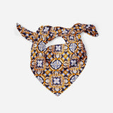 Moroccan Tile Silk Scarf Azulejos Bandana Scarf