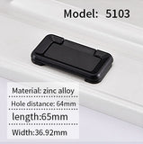 AOLISHENG Black Kitchen Cabinet Closet Drawer Main Pull Door Furniture Hardware Handles