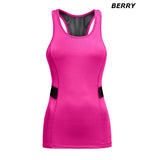 AQ249 Women's Mesh Panel Racerback
