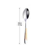 Kitchen Tableware Gold Cutlery Set Stainless Steel Cutlery Set Gold Fork