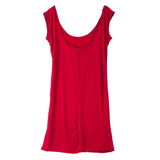 Sexy Scoop Neck Sleeveless Chain Embellished Dress For Women