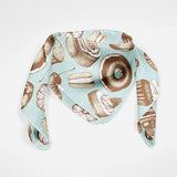 Sweets Silk Scarf Donut Silk Square Scarf Gift For