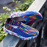 Woman's Casula Colorful and Breathable Loafers Plus Size 41