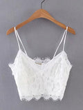 Lace Crop Cami Top