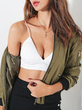 V-neckline Crop Cami Top