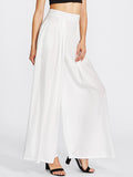 Pleated Detail Palazzo Pants