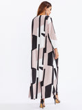 Color Block Shirt Dress