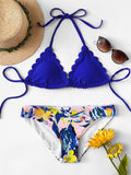 Scallop Edge Mix and Match Bikini Set