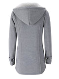 Horn Buckle Dual Pocket Coat