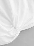 Twist Hem Solid Tee