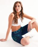 Women's Active Comfort Aloha Mid-Rise Bike Shorts
