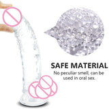 Soft Jelly Dildo Realistic Penis Strong Suction Cup Anal Butt Plug Dick Toy for Adult Erotic G-Spot Orgasm Sex Toys for Woman