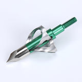 100grain 5colors 6ps Hunting Stingers Arrow Head Recurve Bow Hunting Arrowhead Glass Carbon Steel Aluminum Arrow Shaft Universal - shopwishi 