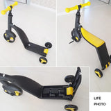 Kick Nadle Child's Children Scooter Children's Tricycle Kids Baby Scooters 3 in 1 Scooty Child for Bike Ride on Toys Tricks