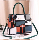 Patchwork Casual Large Shoulder Handbag - shopwishi 