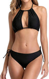 Women's Multicoloured Polycotton Swim Bikini Set