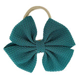 20 Pieces 4.5 Inch Nylon Super Stretchy Soft Bows Headbands, Newborn Infant Toddler Hairbands, and Baby Girl’s Hair Accessories